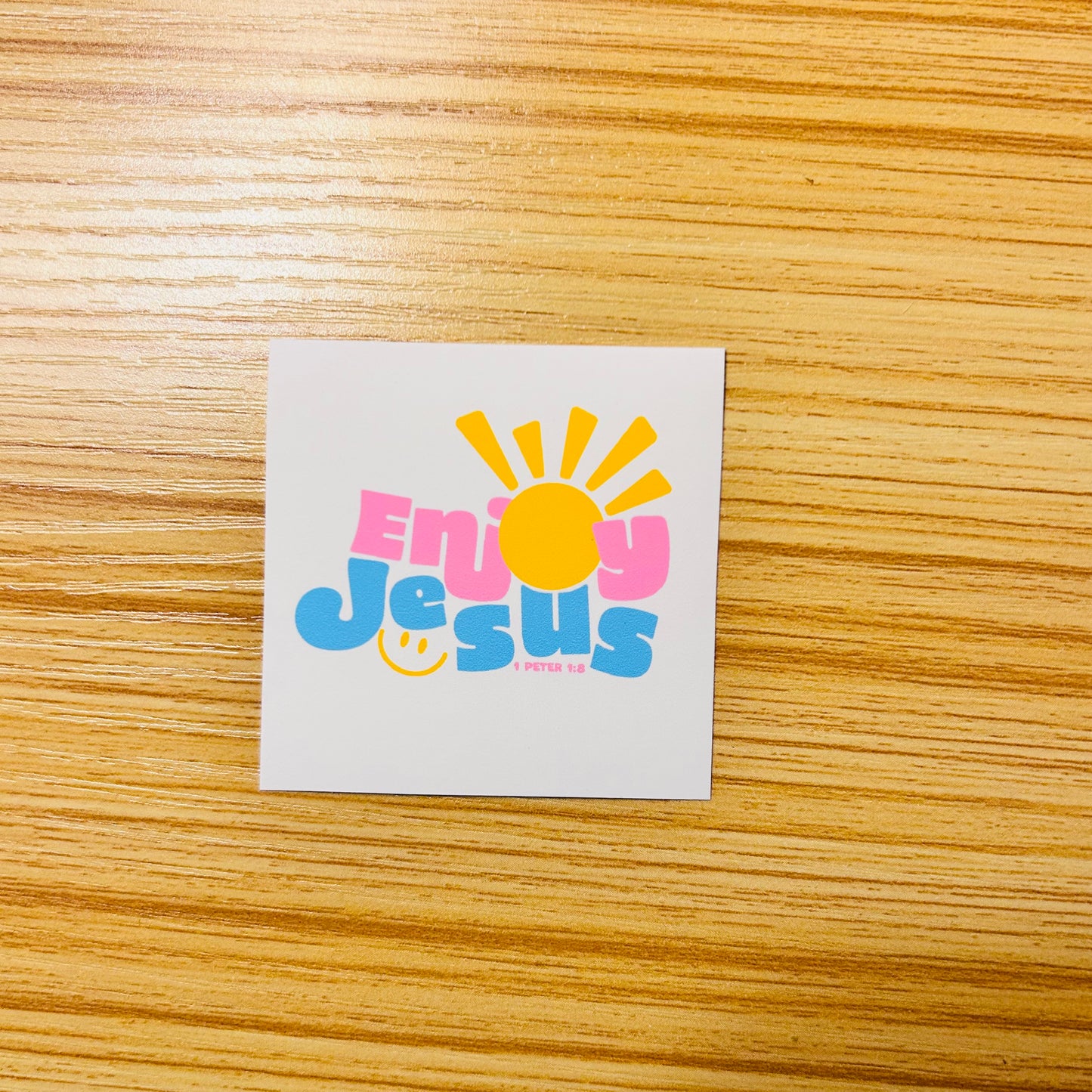 Enjoy Jesus Christian sticker