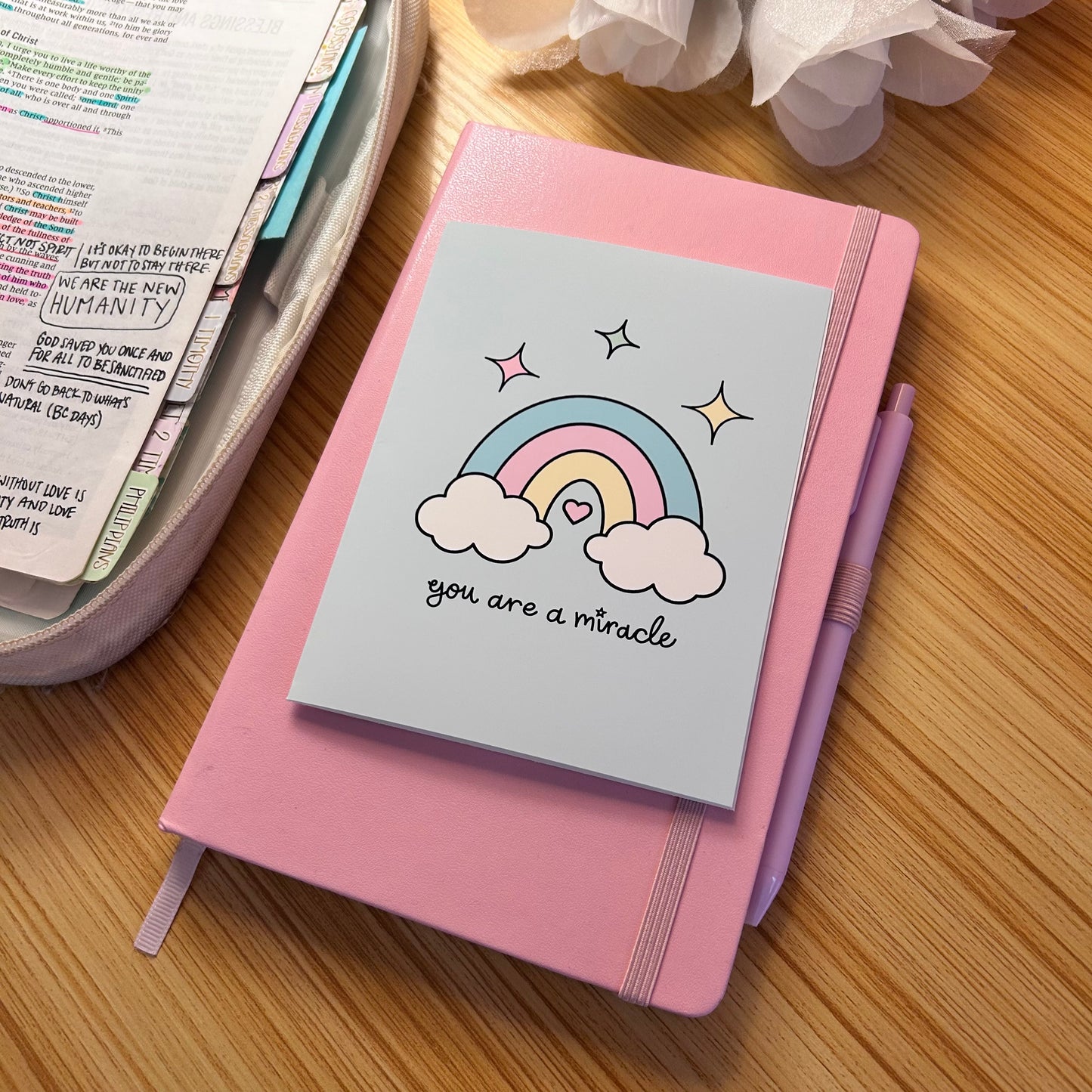 You Are A Miracle✨ | Christian Note card