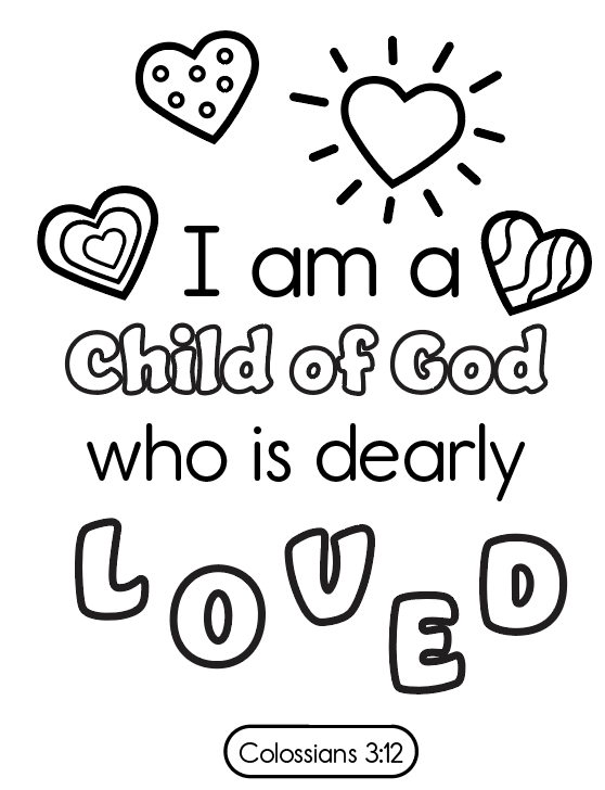 JESUS IS MY JOY! Digital Printable Christian Coloring Book