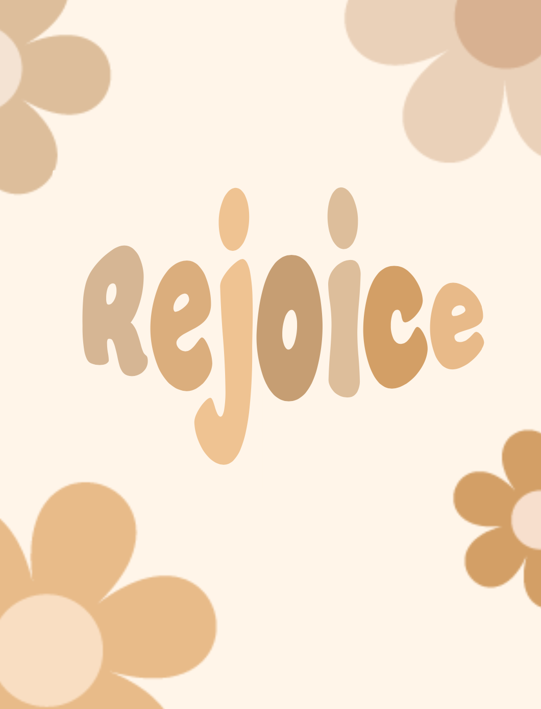 Rejoice Greeting Card