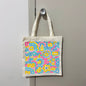 Original Hand-Painted Joy Of the Lord Faith-Based Tote Bag
