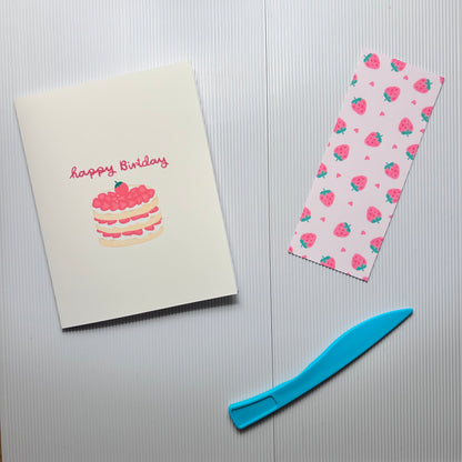 Happy Birthday Strawberry Shortcake Greeting Card