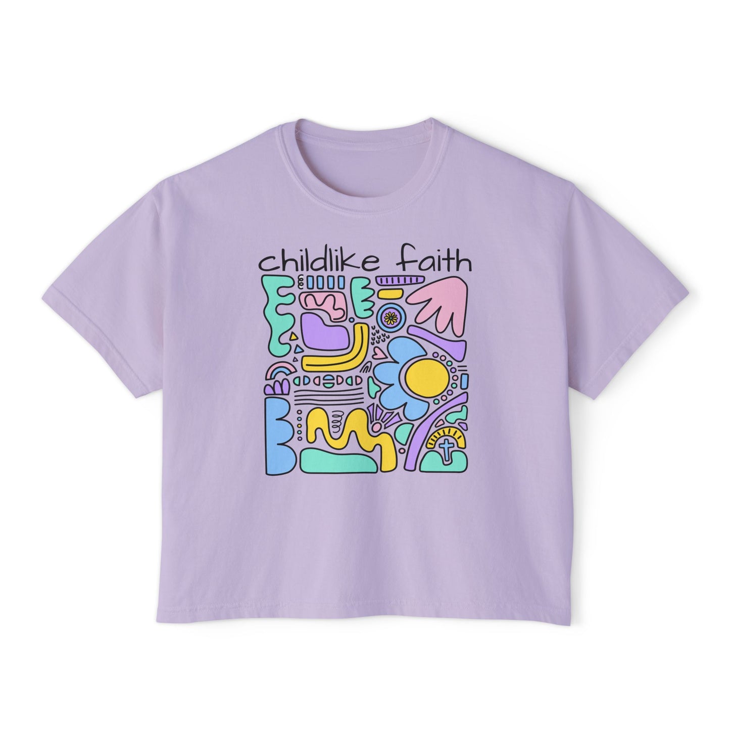Childlike Faith Damen Boxy T-Shirt