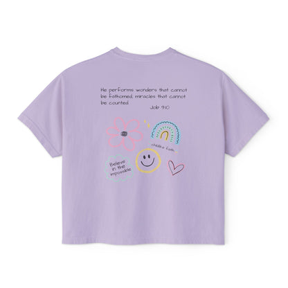 Childlike Wonder Oversized T-Shirt für Damen