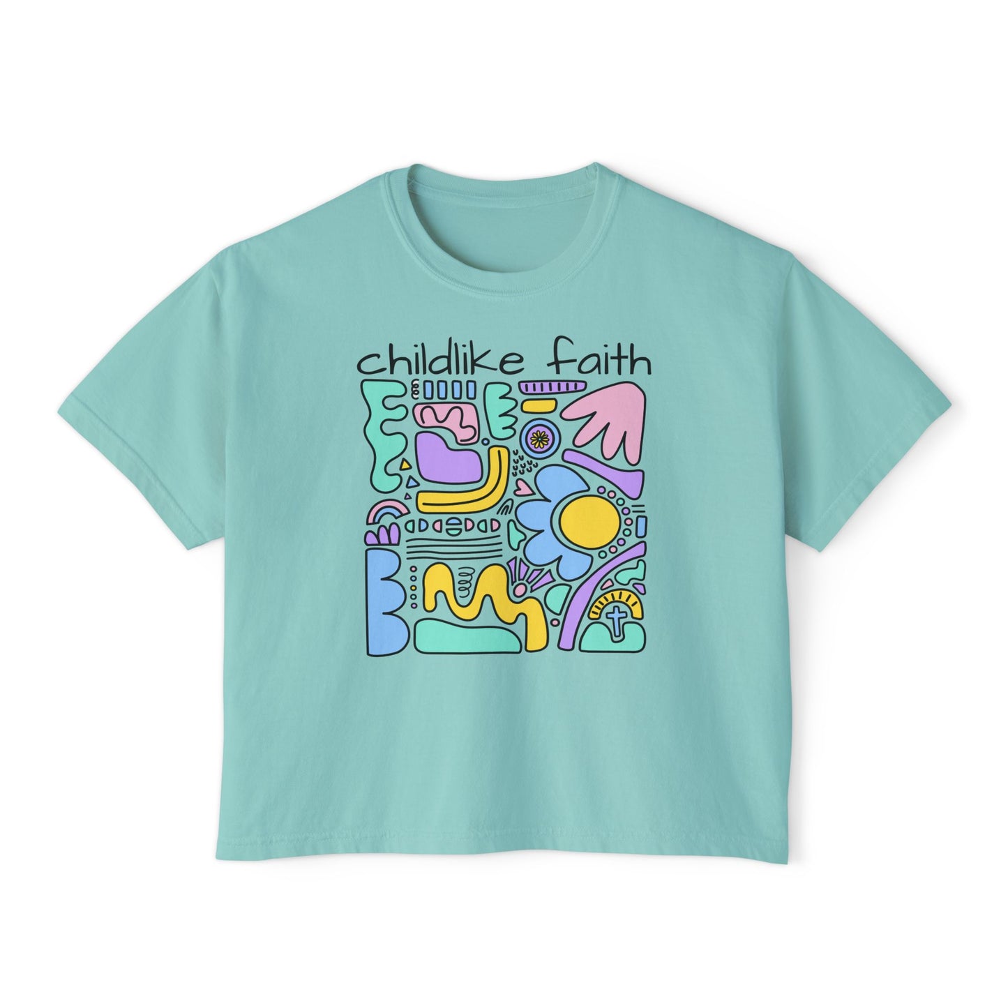 Childlike Faith Damen Boxy T-Shirt
