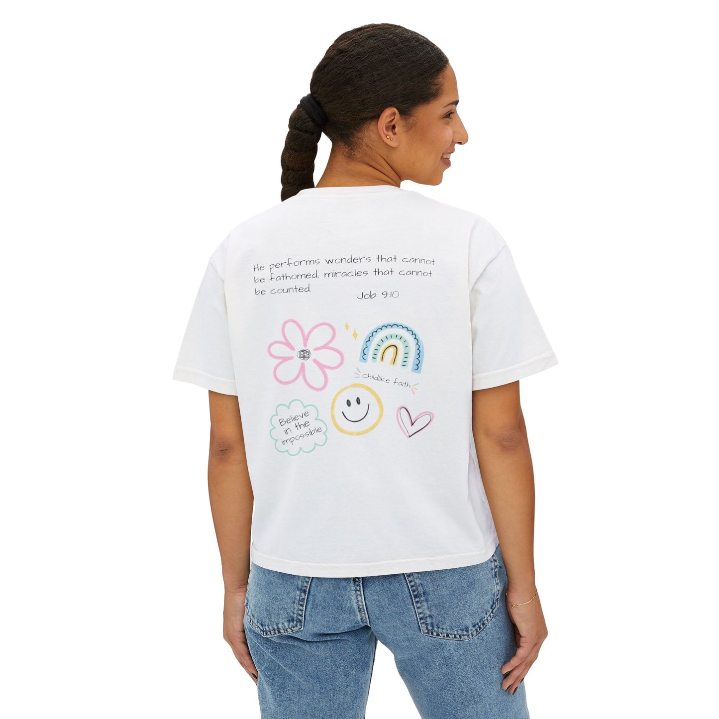 Childlike Wonder Oversized T-Shirt für Damen