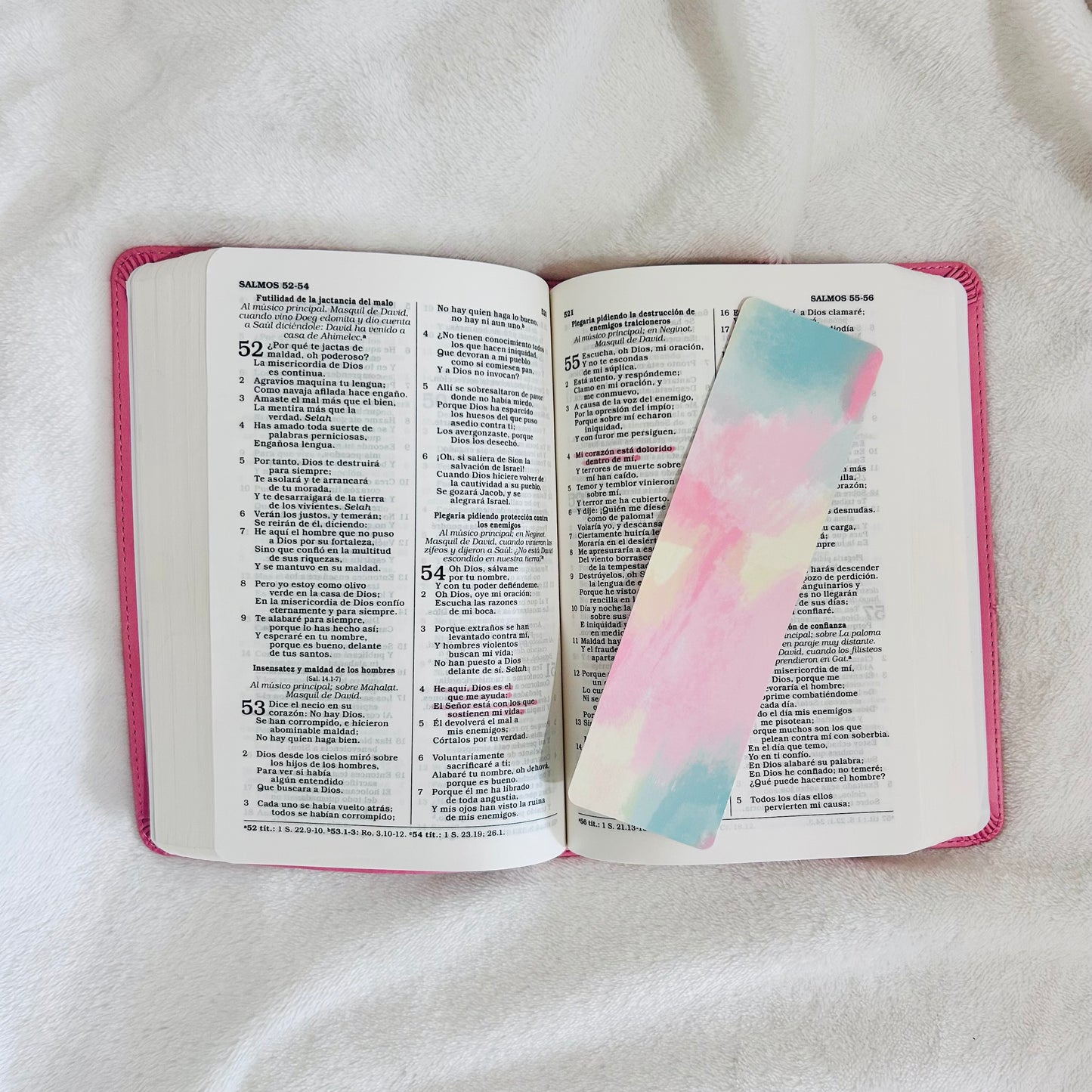 Pastel Abstract Faith-based Bookmark