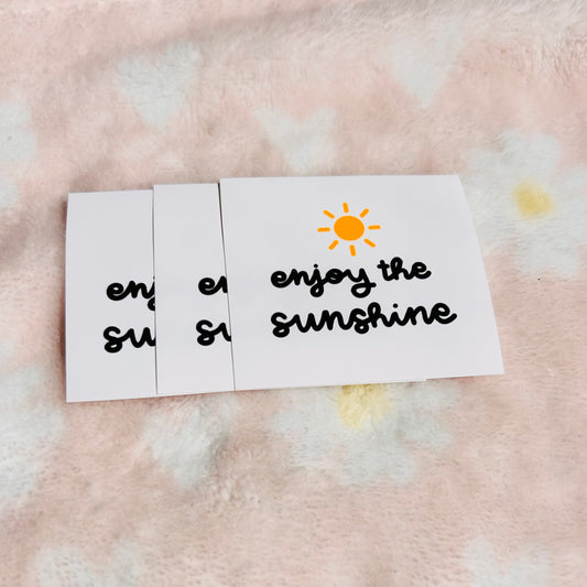 Enjoy the Sunshine Christian Sticker