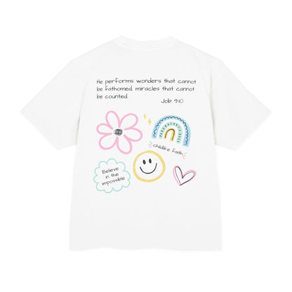 Kindlicher Glaube Abstrakte Linienkunst Urban Heavy Tee