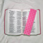 Pink Geometric Heart Mandala Faith-based Bookmark