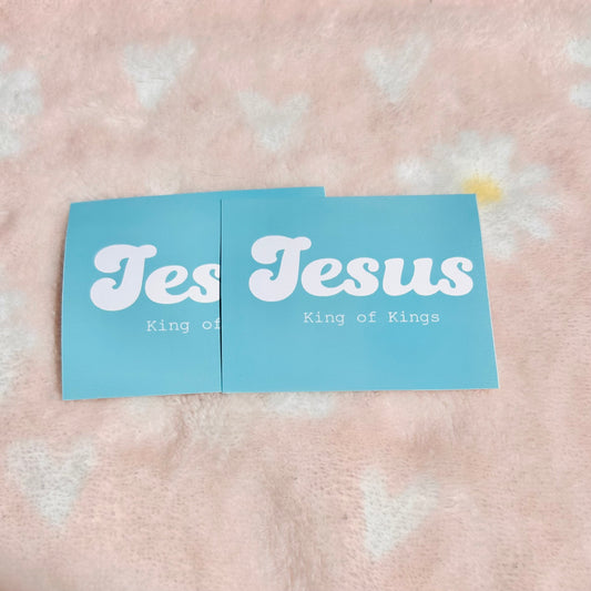 Jesus: King of Kings Christian Sticker