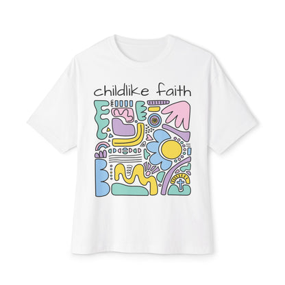 Childlike Faith Tee — Believe in the Impossible Boxy T‑Shirt