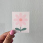 Restoring Your Innocence: Faith-Based Pink Flower Sticker