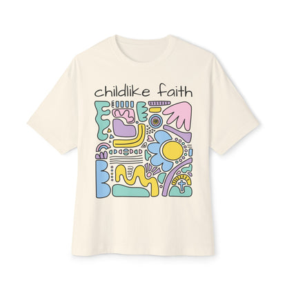 Childlike Faith Tee — Believe in the Impossible Boxy T‑Shirt