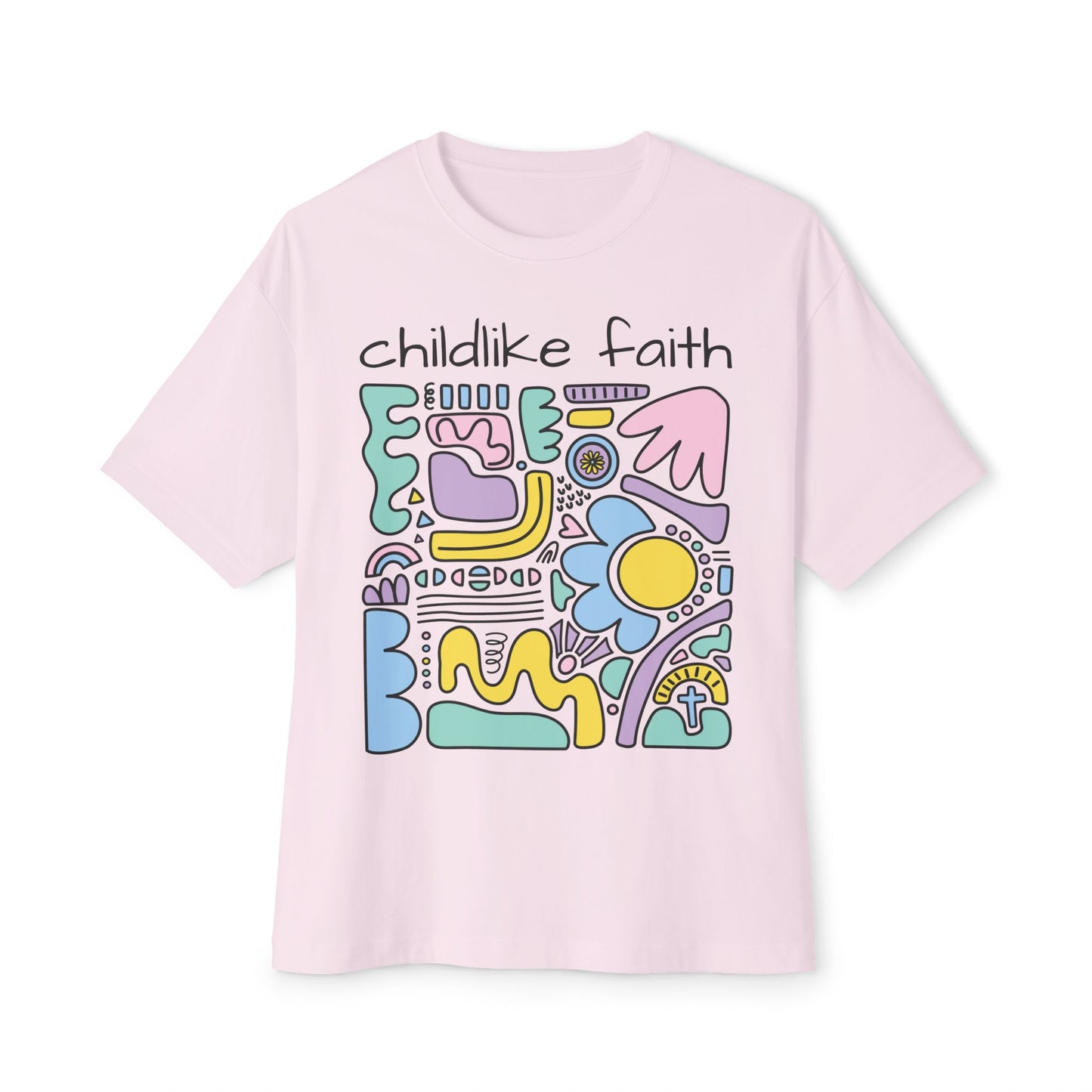 Childlike Faith Tee — Believe in the Impossible Boxy T‑Shirt