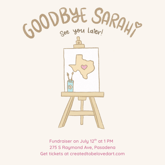 Goodbye Sarahi, See you later! | Art at the Park Fundraiser
