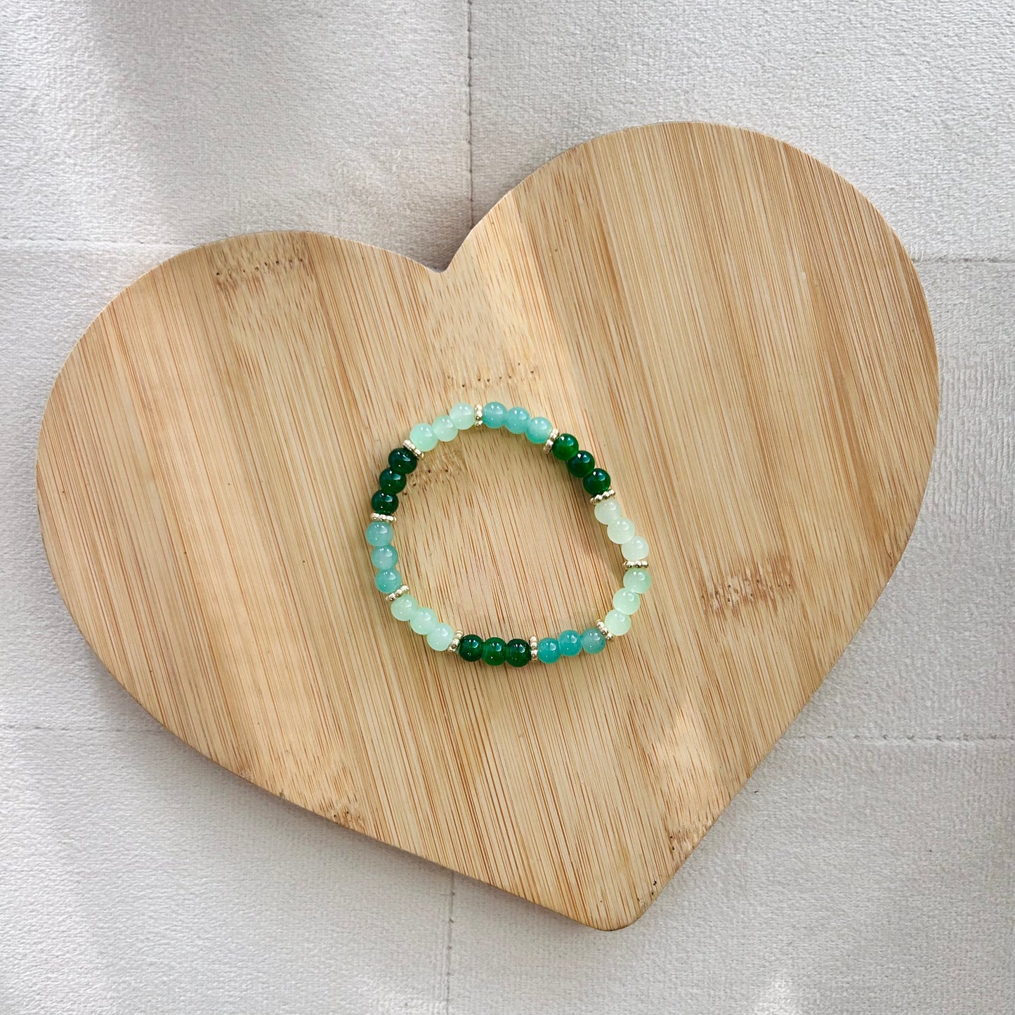 Sage Green Faith-based Bracelet