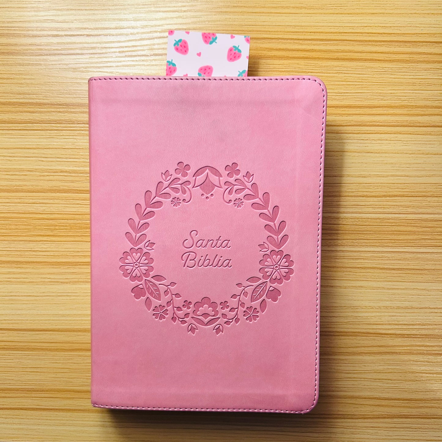 Jesus is Sweet🍓 Christian Bookmark with Strawberry and Heart Pattern Design