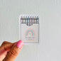 Childlike Faith in Jesus Crayon Box Handmade Sticker