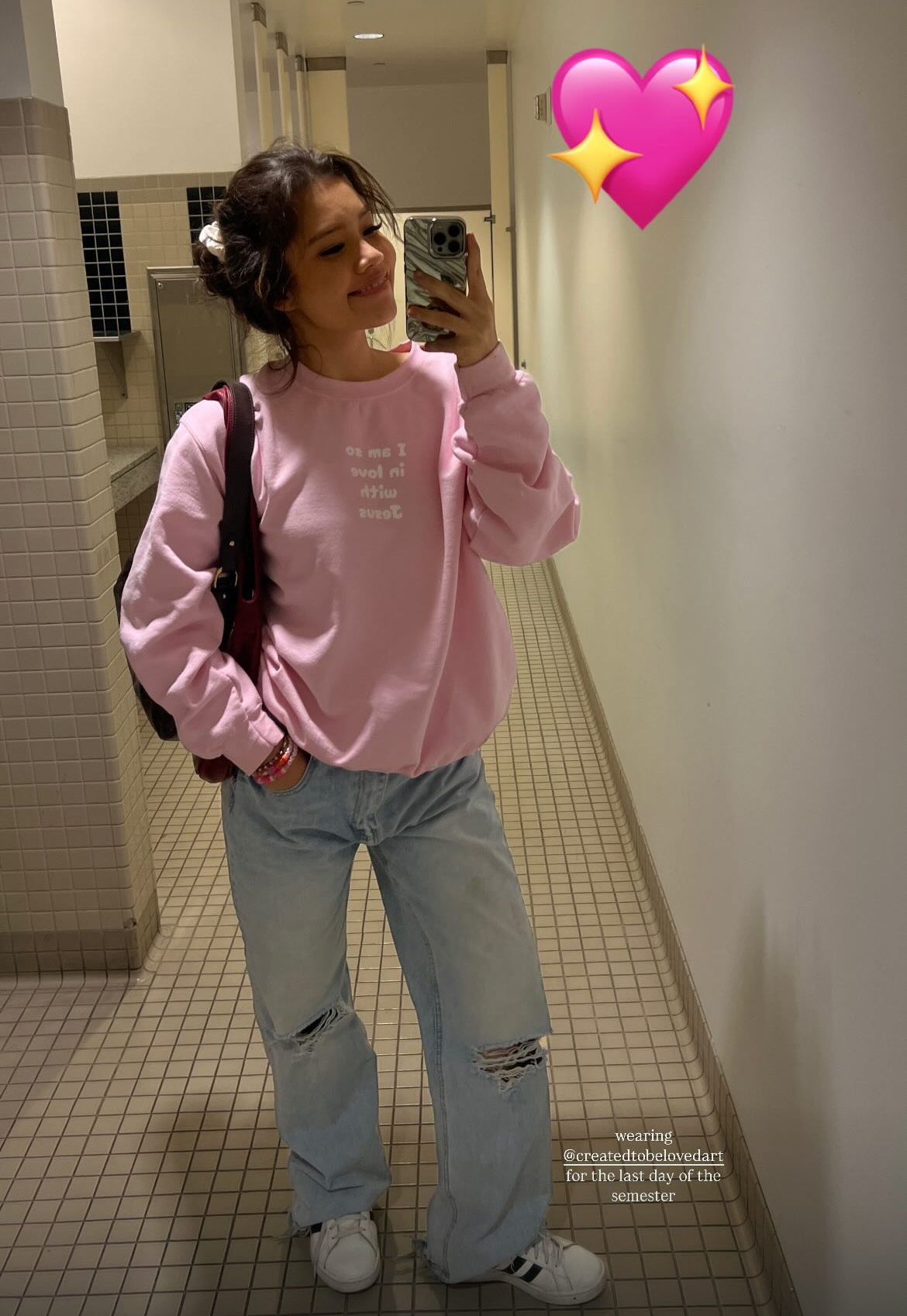 I am so in love with Jesus Crewneck Sweatshirt