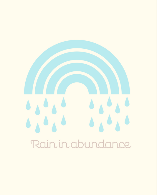 Rain In Abundance Greeting Card
